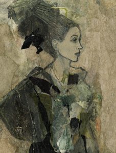 Elegant Woman Profile by Ute Rathmann