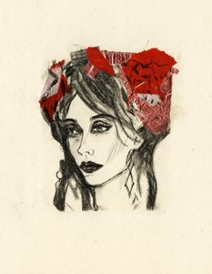 Expressive Red Portrait