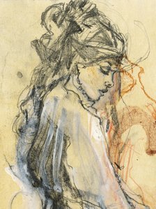 Pensive Woman Sketch