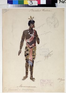 Costume Design for the Opera The Magic Flute by W.A. Mozart by V. Bushina