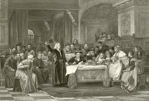 Columbus Before Isabella by Vaclav Brozik