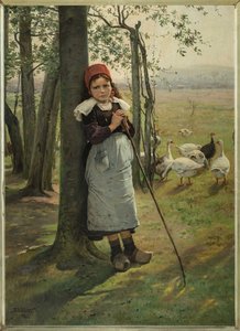 The Goose Girl, ca 1885
