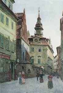 The Jewish Town Hall, Prague, Illustration from 