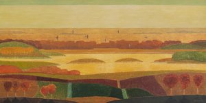 Geese Flying Over Dunes, 2023 by Vadym Vaskovsky