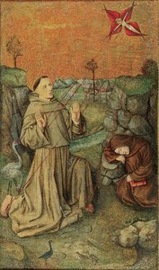Saint Francis Receiving the Stigmata by Valencian School