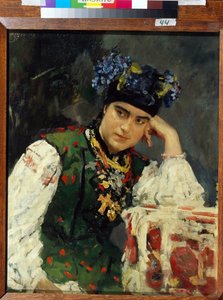 Portrait of Sofia Dragomirov by Valentin Aleksandrovich Serov