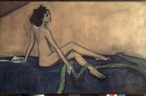 Portrait of the Ballerina Ida Rubinstein by Valentin Aleksandrovich Serov