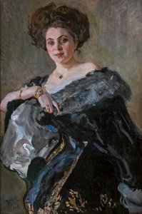 Portrait of Evdokiya Sergeevna Morozova by Valentin Aleksandrovich Serov