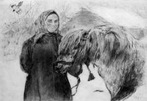 Serow Woman with Horse