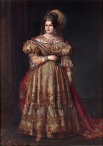 Portrait of Maria Christina of the Two Sicilies by Valentin Carderera y Solano