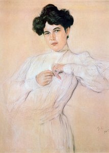 Portrait of Maria Botkina, 1905 by Valentin Serov