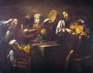Musicians and soldiers (circa 1626)