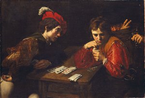 The Cardsharps, by Valentin de Boullogne (1591-1632)