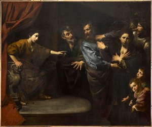 The Innocence of Suzanne Recognized or the Judgment of Daniel by Valentin de Boullogne