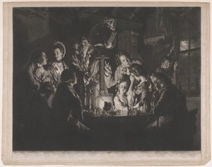 A Philosopher Shewing an Experiment on the Air Pump by Valentine Green