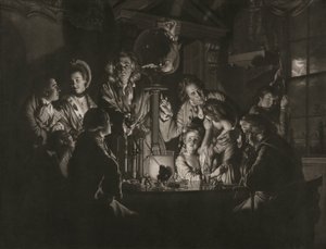 A Philosopher Showing an Experiment on the Air Pump by Valentine Green