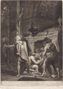 Miravan Opening the Tomb of His Ancestors, 1772 by Valentine Green