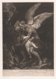 Father Time Clipping the Wings of Cupid