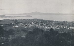 Auckland Harbour by Valentine and Sons Ltd