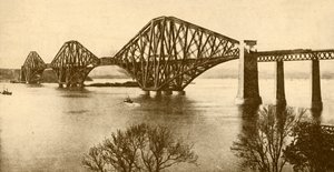 The Forth Bridge by Valentine and Sons Ltd