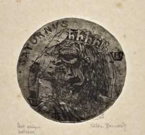 Representation of the Divinist Saturn by Valère Bernard