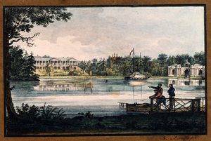 Cameron Gallery at the Catherine Palace in Tsarskoye Selo by Valerian Platonovich Langer