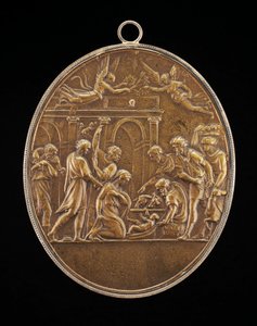 The Adoration of the Shepherds, 1530s by Valerio Belli