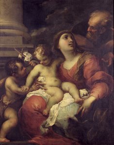 The Holy Family by Valerio Castello