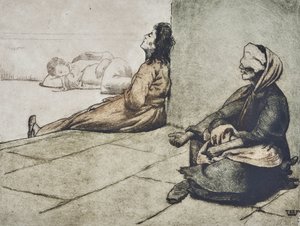 Neapolitan Beggars by Valère Bernard