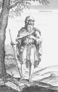 A British Druid from Stonehenge by Van Der Gucht