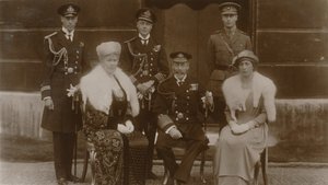 H.R.H. The Duke of York, H.R.H. The Prince of Wales, H.R.H. Prince Henry, H.M. The Queen