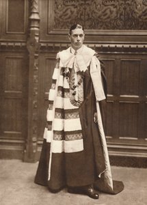 The Duke of York in robes of the House of Lords, 1920 by Vandyk