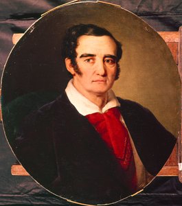 Portrait of the Painter Giuseppe Angiolo Artari, 1792-1863, 1830s by Vasili Andreevich Tropinin