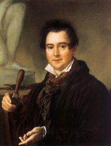 Portrait of the Sculptor Ivan P. Vitali 1794-1855, 19th century