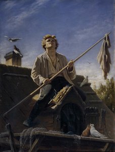 A Pigeon Fancier, 1874 by Vasili Grigorevich Perov