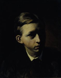 Portrait of the painter Nikolai Alexeyevich Kasatkin 1859-1930, 1876 by Vasili Grigorevich Perov