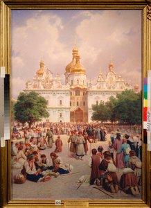 Before the Kiev Monastery of the Caves