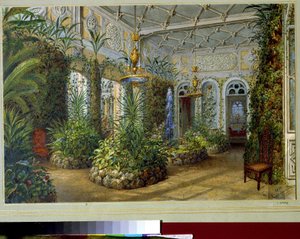 The Winter Garden in the Yusupov Palace in St. Petersburg