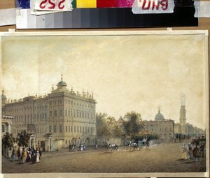 Saint Petersburg. The Anichkov Palace by Vasili Semenovich Sadovnikov