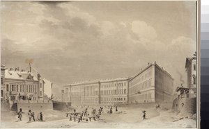 The General Staff building on the Moika River embankment by Vasili Semenovich Sadovnikov