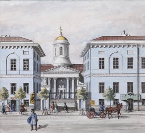 The Nevsky Prospekt in Saint Petersburg
