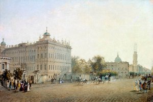 View of the Perspective Nevsky in St. Petersburg in 1830