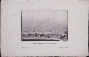 Views of Saint Petersburg. The Peter and Paul Fortress by Vasili Semenovich Sadovnikov