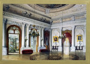 The Antonio Vigi Room in the Yusupov Palace in St. Petersburg by Vasili Semenovich Sadovnikov
