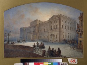 View of the Marlinsky Palace in Winter
