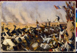 The End of The Battle of Borodino on August 26 by Vasili Vasilievich Vereshchagin