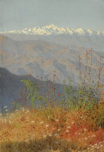 Sunset in the Himalayas, 1879 by Vasili Vasilievich Vereshchagin