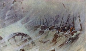 The Night Bivouac of the Great Army by Vasili Vasilievich Vereshchagin