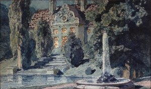 Stage Design for the Opera Boris Godunov by M. Mussorgsky