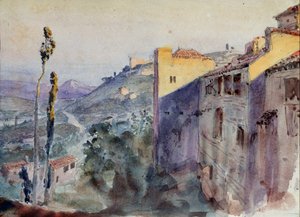 Stage Design for the Opera The Scarlet Rose by N. Krotkov by Vasilij Dmitrievich Polenov